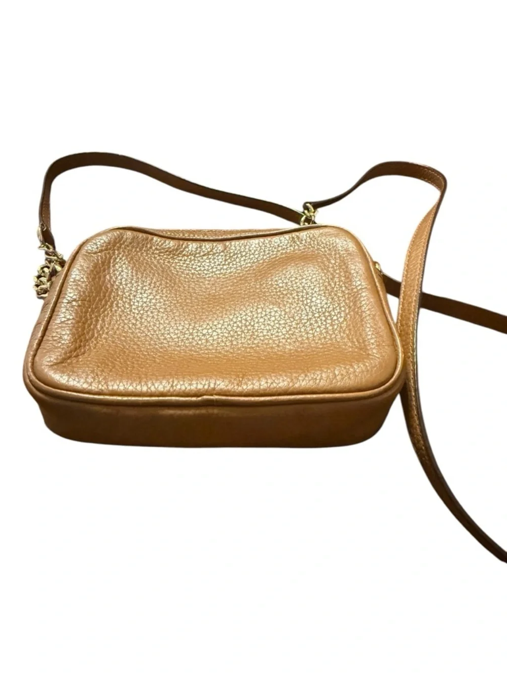 Michael Kors Tan Leather Crossbody Bag